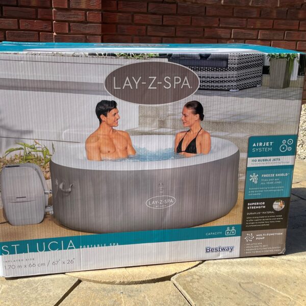 Lay-Z-Spa St. Lucia AirJet™ Spa Hot Tub #5 (+12 Instant Wins)