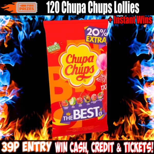 120 Chupa Chups Lollies #6 (+ 10 Instant Wins)
