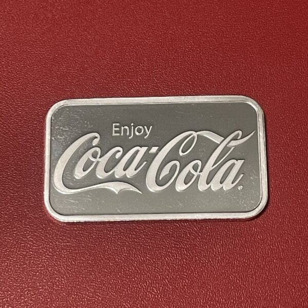 1oz Silver Bar Coca-Cola (Bonus Ball Draw – Saturday 18th May 2024)