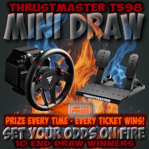 THRUSTMASTER T598 MINI DRAW #3 (PRIZE EVERY TIME)