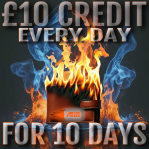 £10 Credit every day for 10 days #18