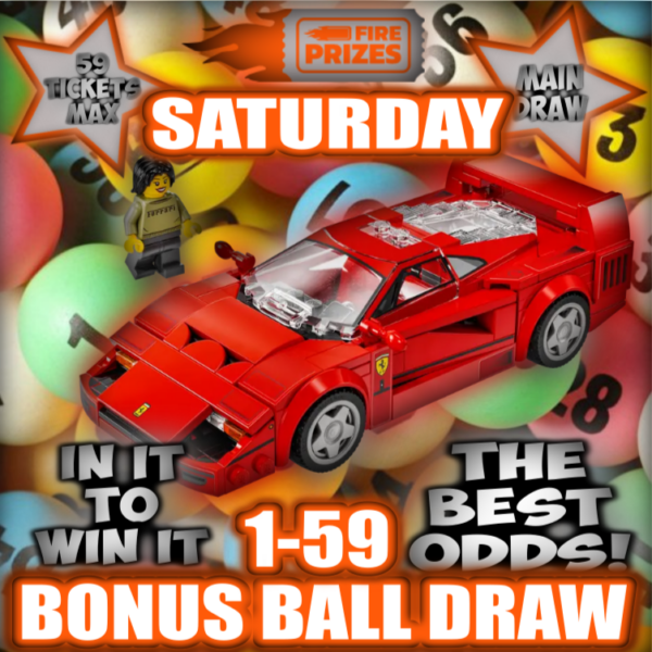 LEGO Ferrari F40 Supercar 76934 (Bonus Ball Draw – Saturday 18th January 2025)