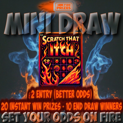 Scratch that itch – MINI DRAW #5 (BETTER ODDS)