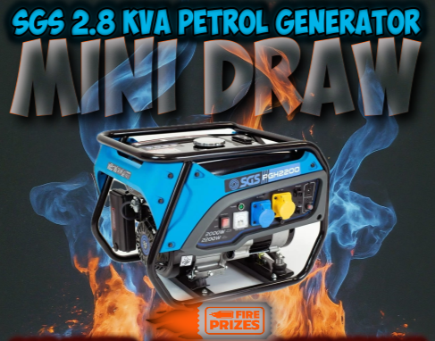 SGS 2.8 kVA Super Duty Petrol Generator – MINI DRAW #6